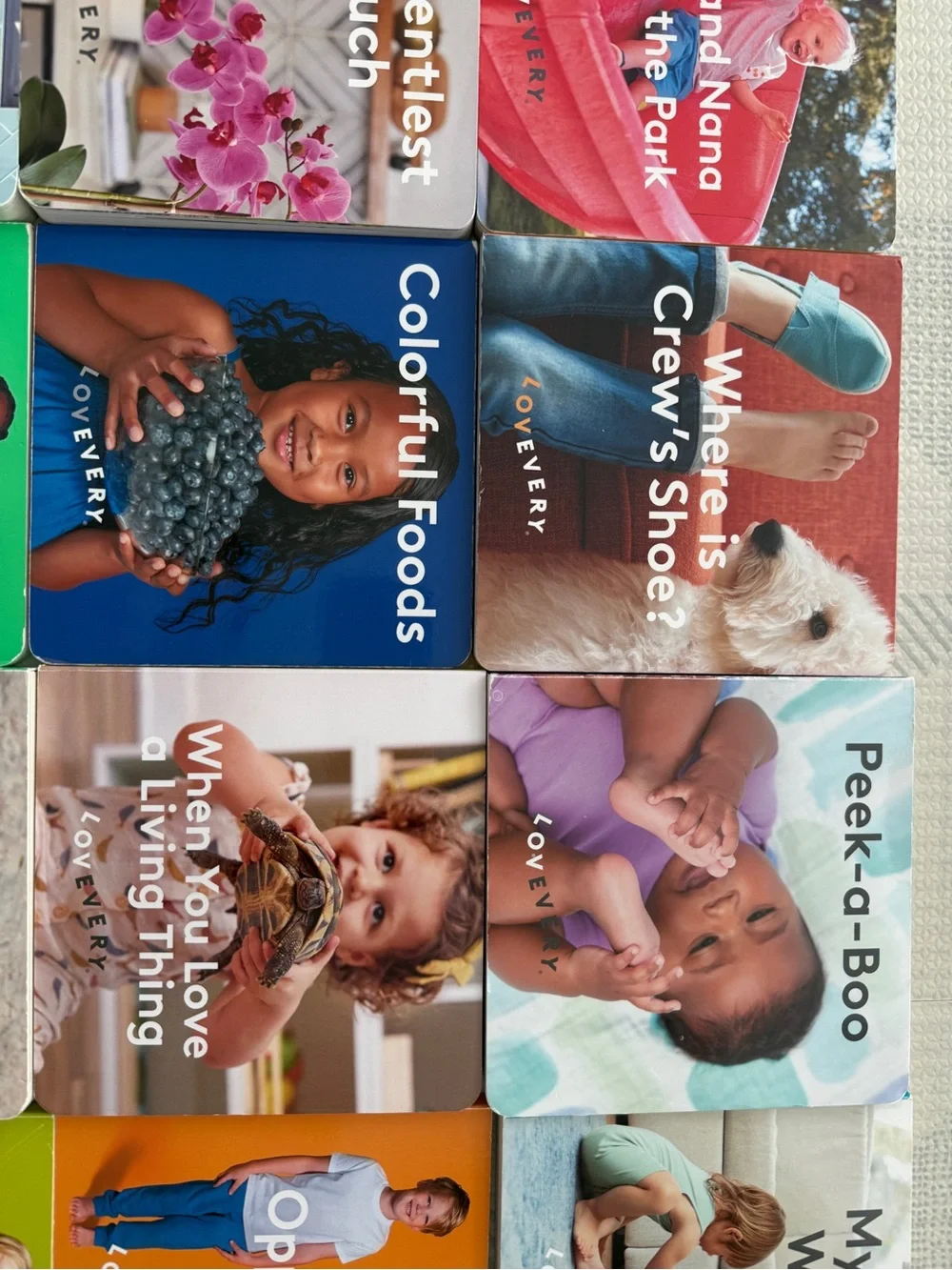 Lovevery Colorful Board Book Set - Assorted infant toddler bundle